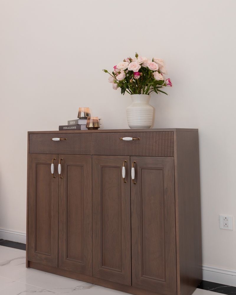 Rangement Bas Noyer — Atelier Onze